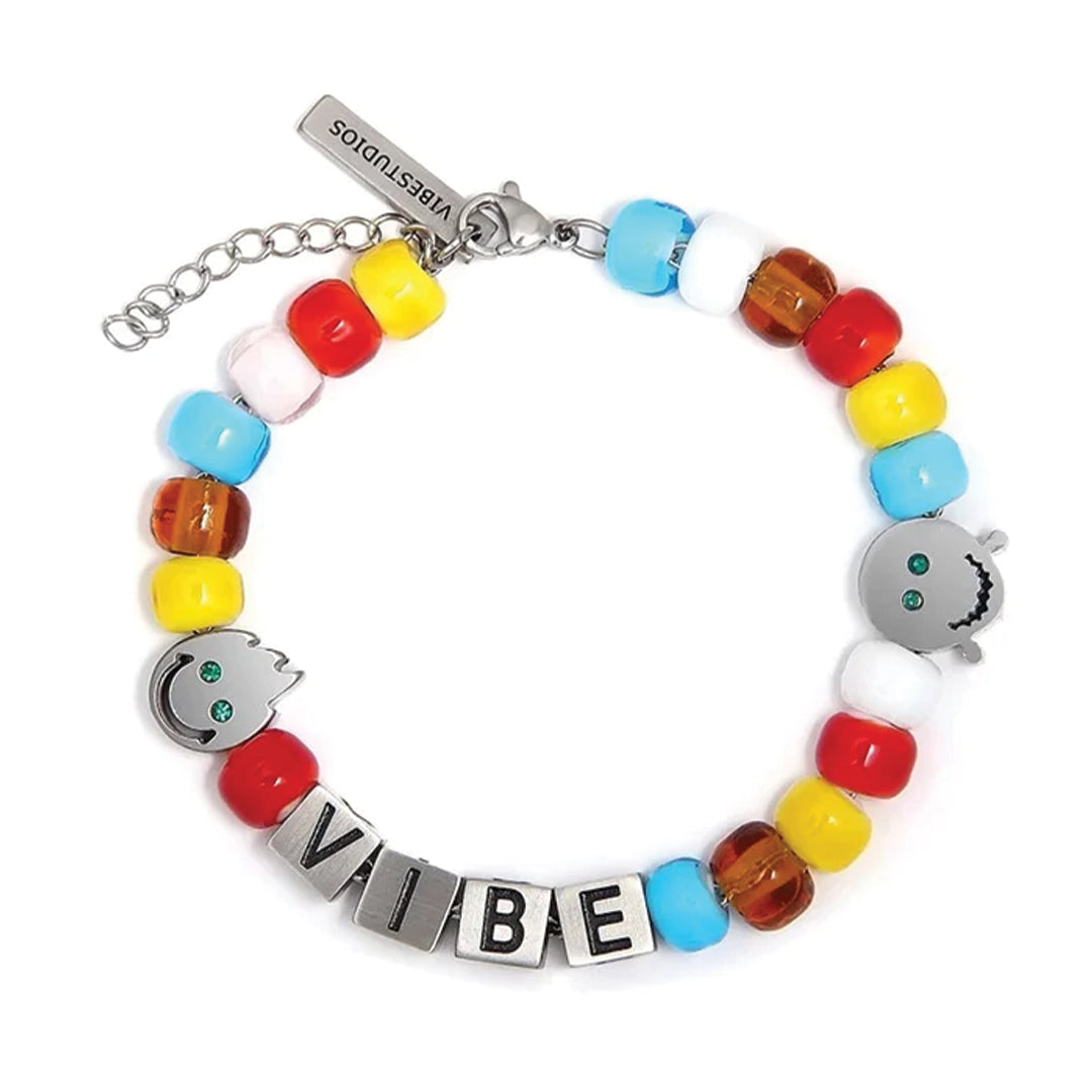 Bracelet Casper Script Lettres Argentées Élégant Malin Imperméable À L Eau Sans Ternissure