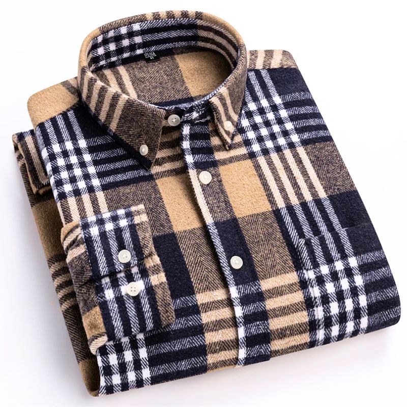 Chemise En Coton Valen Confort Supérieur Design Polyvalent Pour Automne En Couches
