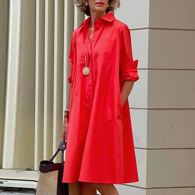 Vintage-inspiriertes Kleid von Lina ® mit langen Ärmeln