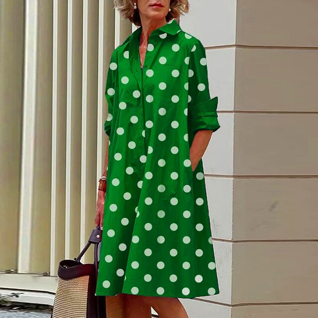 Vintage-inspiriertes Kleid von Lina ® mit langen Ärmeln