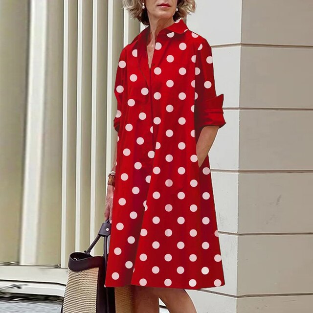 Vintage-inspiriertes Kleid von Lina ® mit langen Ärmeln