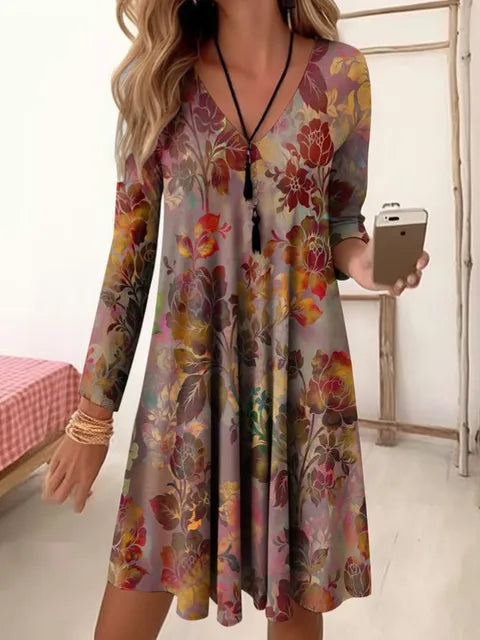 Vintage-Druckkleid von Daniele