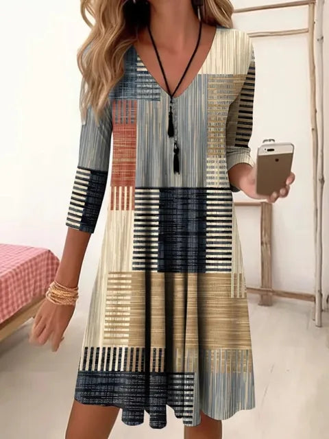 Vintage-Druckkleid von Daniele