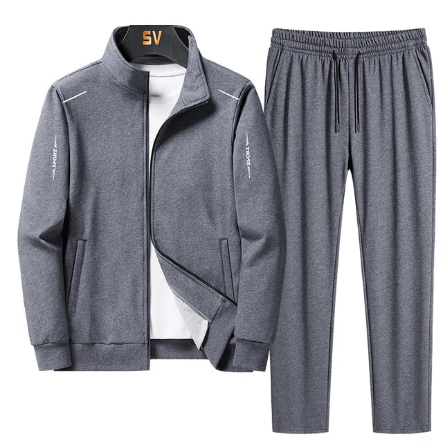 Survêtement Homme Oliver Décontracté Avec Veste Zippée Léger Confort Moderne Pour Entraînement Voyage