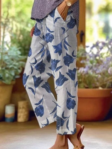 Zilpah Blumenhose für den Sommer