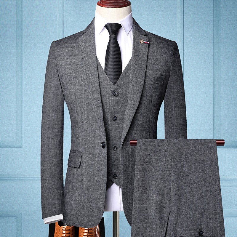 Costume Trois Pièces Pour Homme Tan Marron Avec Motif Herringbone Pour Occasions Formelles Par Amawinc