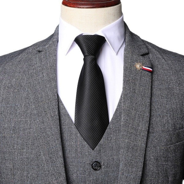Costume Trois Pièces Pour Homme Tan Marron Avec Motif Herringbone Pour Occasions Formelles Par Amawinc