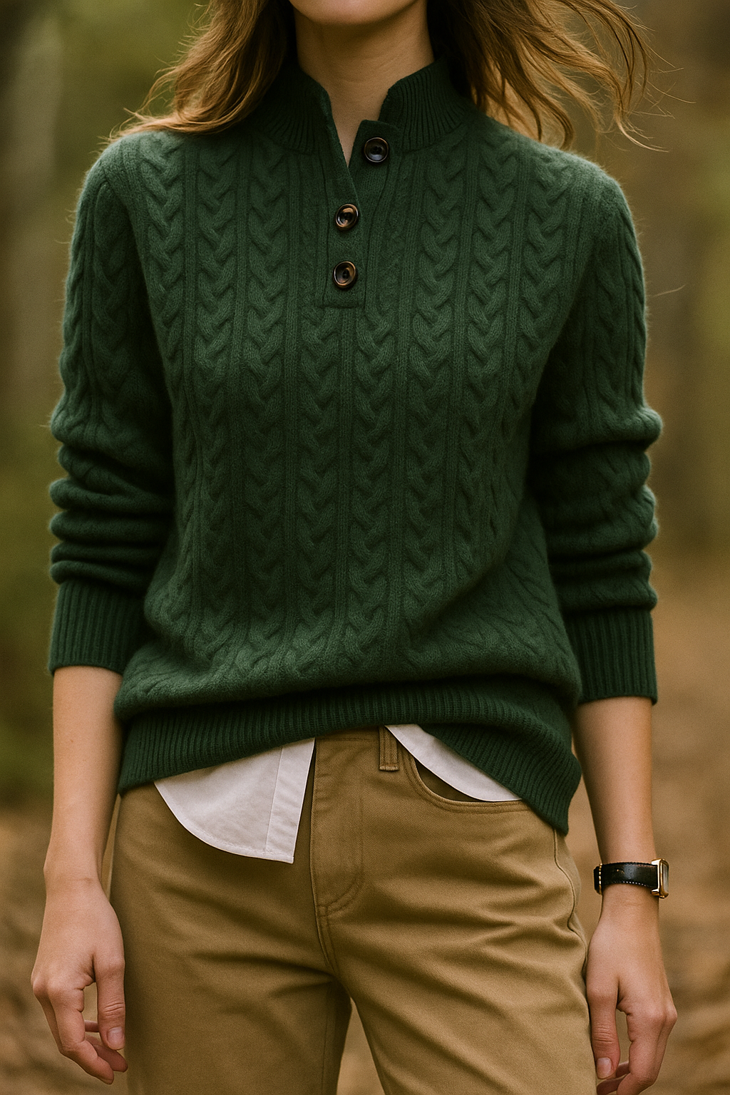 Pull Femme En Maille Douce Col Cheminée Torsadé Coupe Décontractée Idéal Quotidien Et Soirée