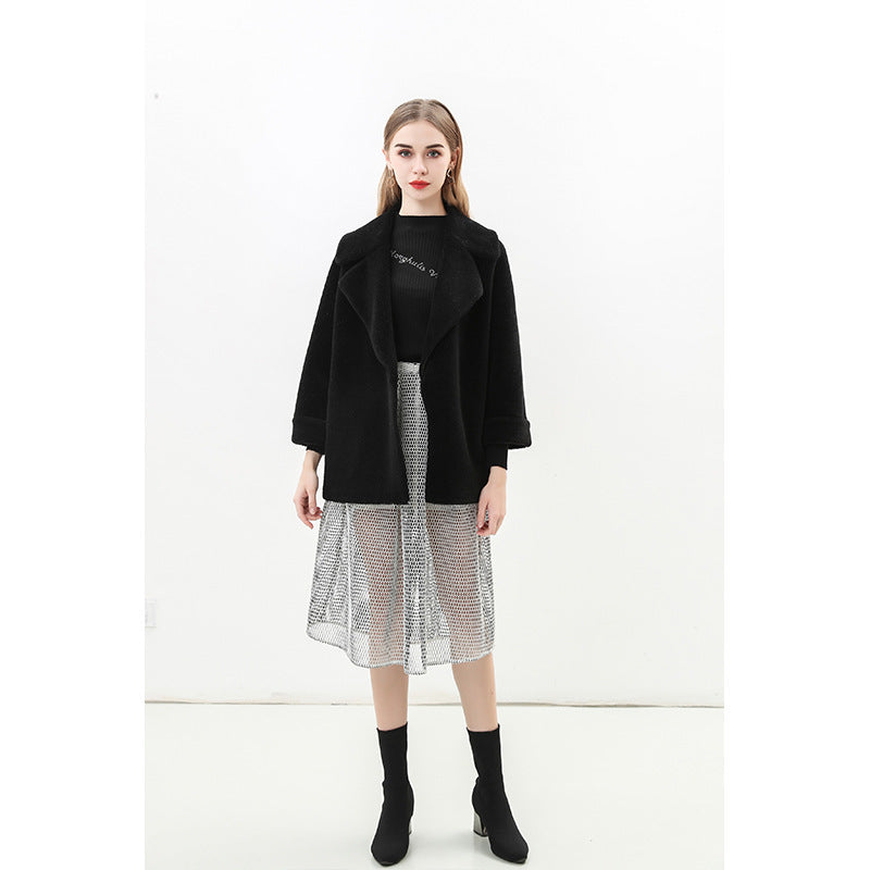 Damen Modische Manteljacke im Oversized-Stil Amawinc