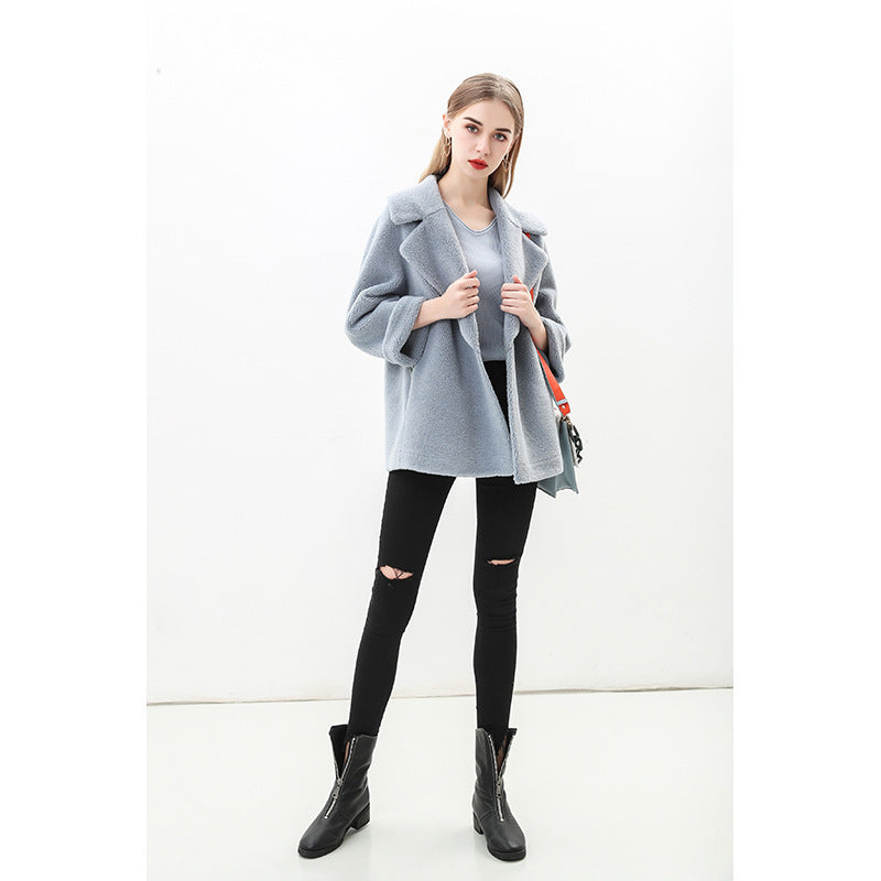 Damen Modische Manteljacke im Oversized-Stil Amawinc