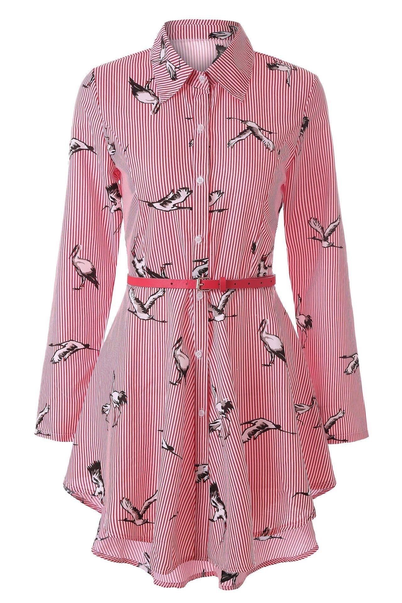 Damenhemd von Fudus: Langarm, gestreift