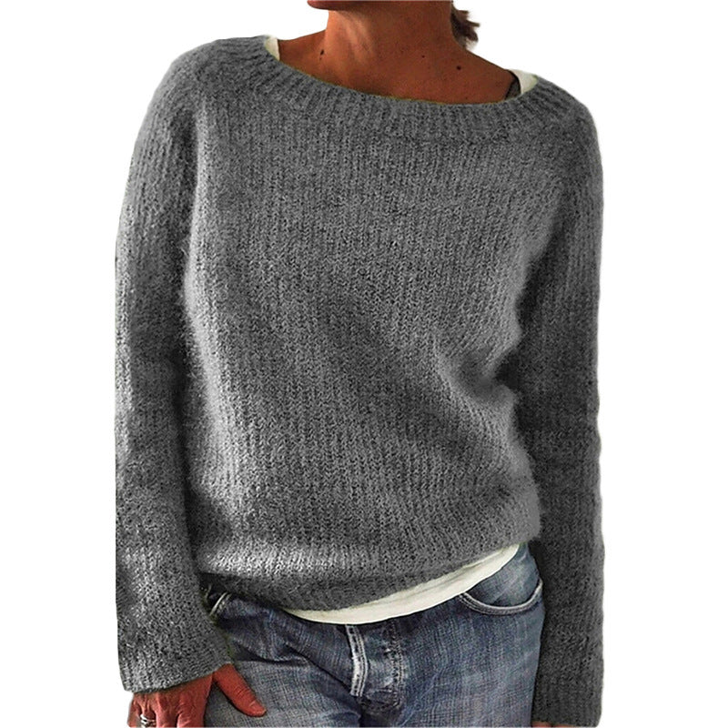 Damensweater Tania: Vielseitiger Rundhals-Pullover
