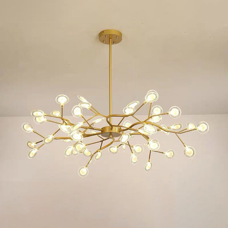 Schlichter Kronleuchter im Glühwürmchen-Design
