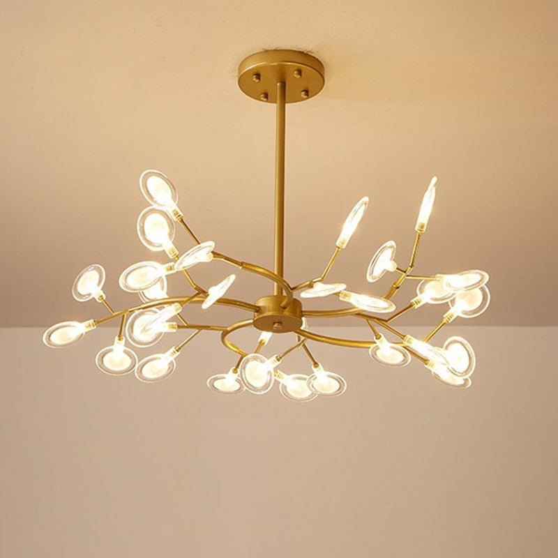 Schlichter Kronleuchter im Glühwürmchen-Design