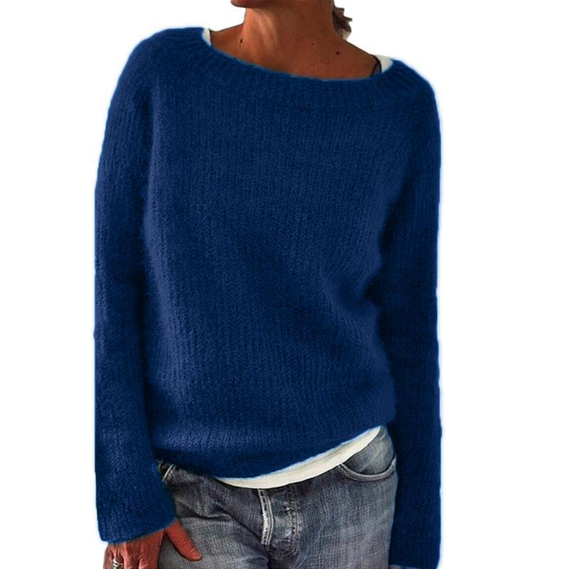 Damensweater Tania: Vielseitiger Rundhals-Pullover