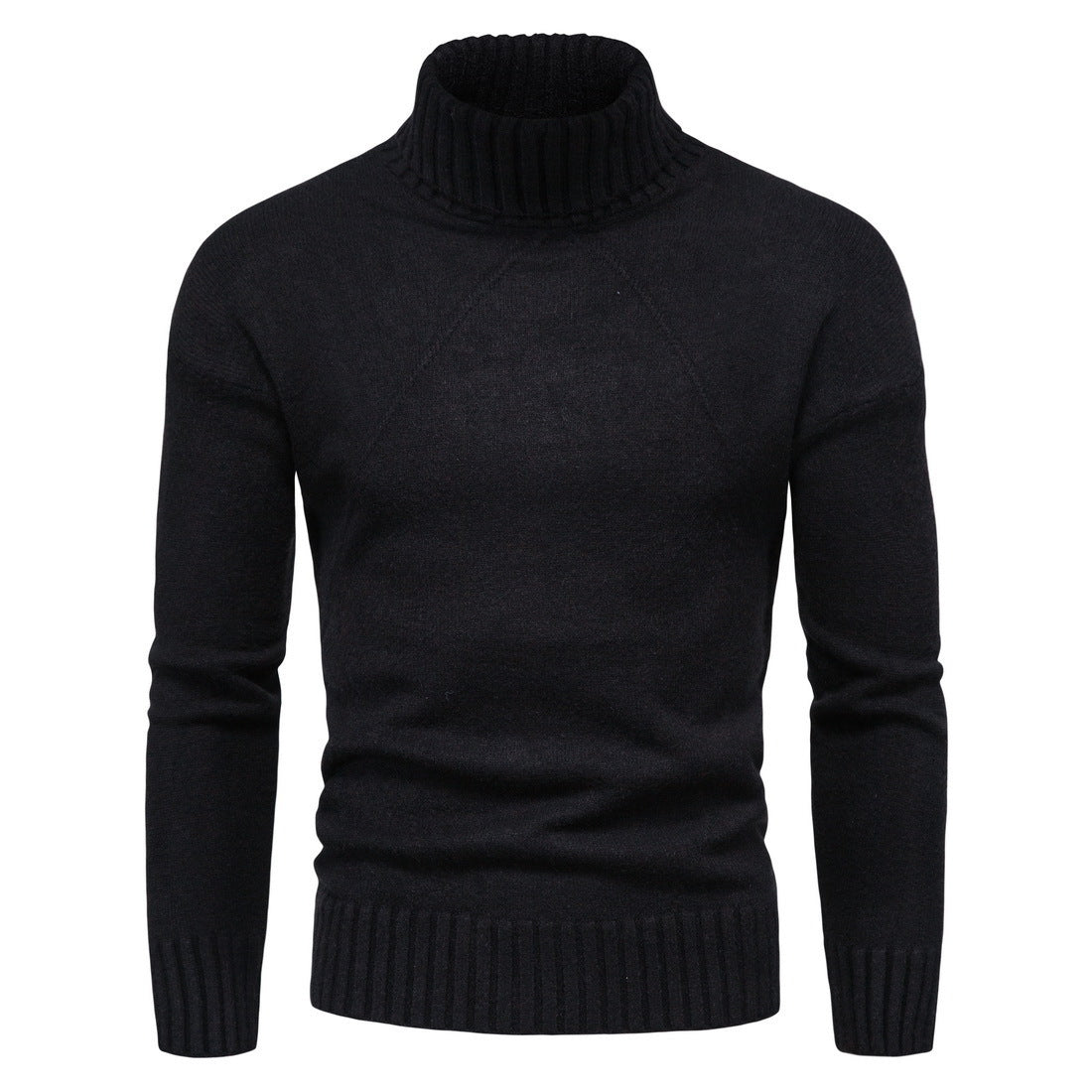 Damen Hochwertiger Rollkragenpullover mit luxuriösem Strickmuster Amawinc