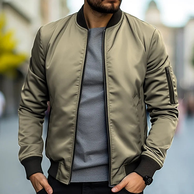 Michel™ Premium Twill Bomber Jacket