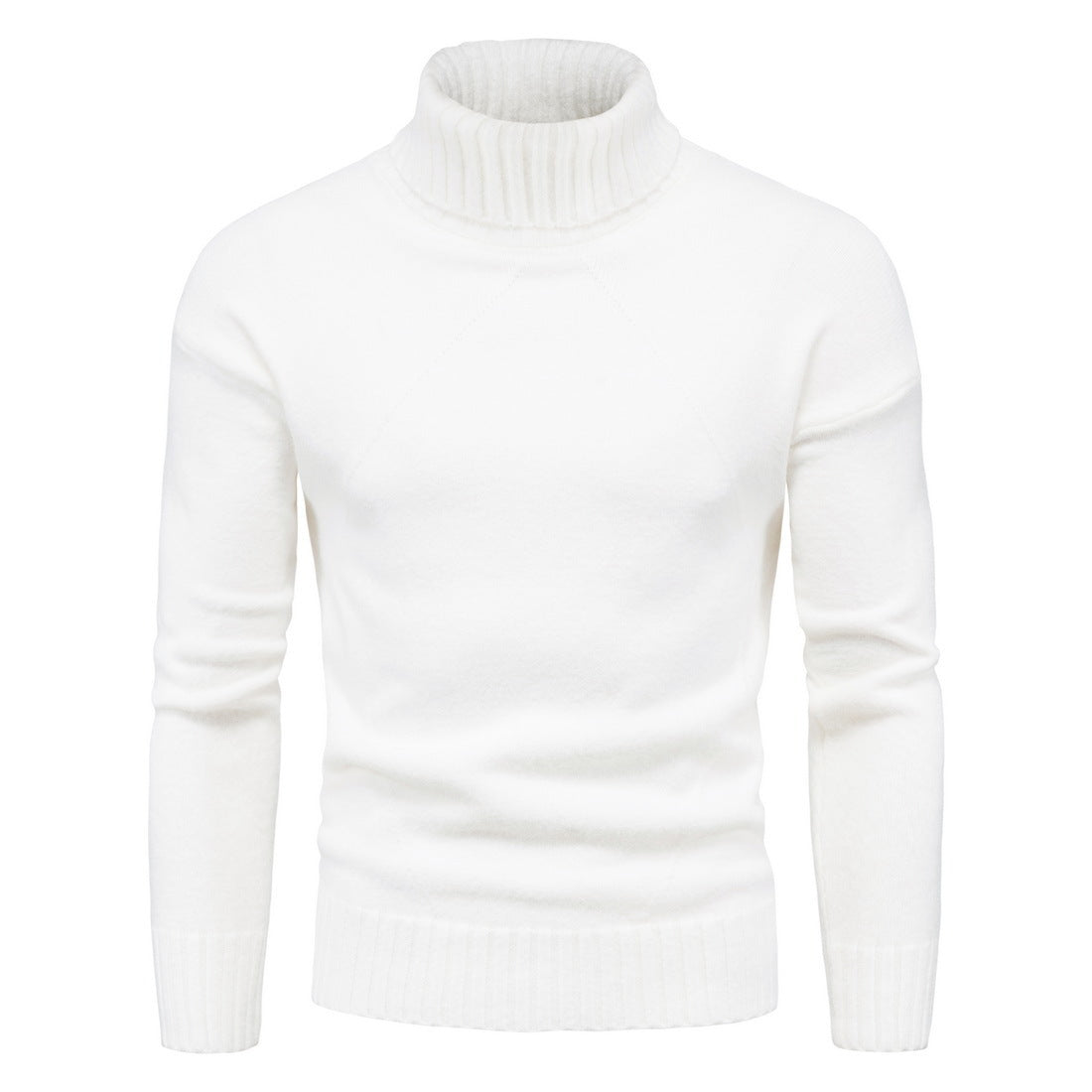 Damen Hochwertiger Rollkragenpullover mit luxuriösem Strickmuster Amawinc