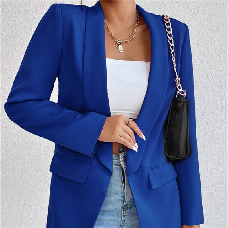 Avelena: Elegantes Blazer mit offenem Vorderteil und langen Ärmeln