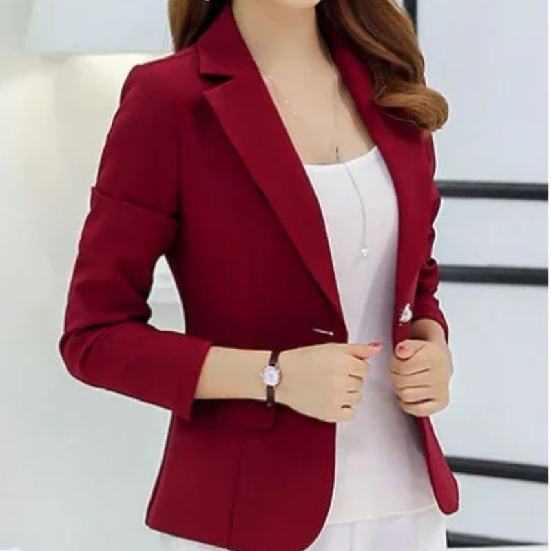 Clara Veste Femme Tailleur Slim Fit Pour Bureau Amawinc Elegance Professionnelle Et Silhouette Affinée