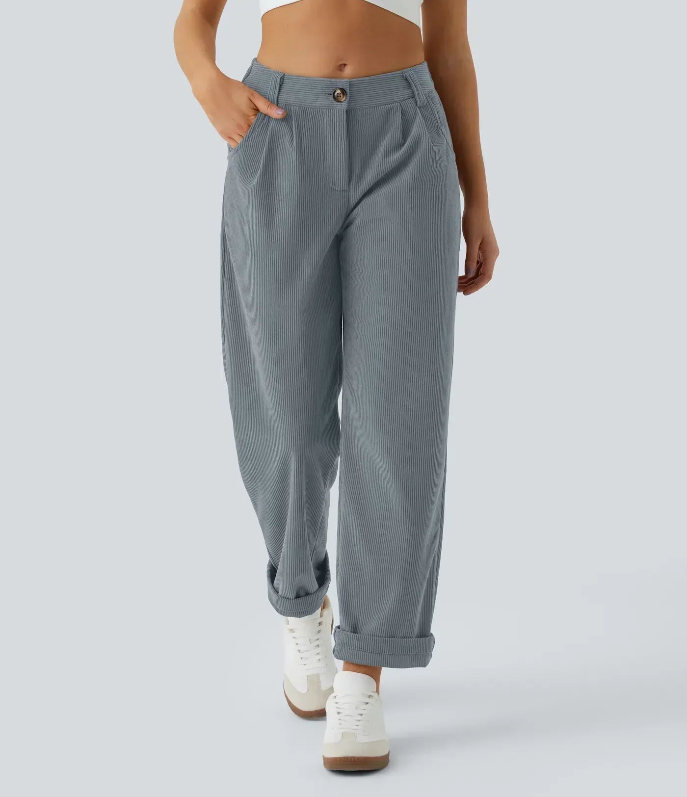 Damen Cordhose von Jhana in lässiger Passform