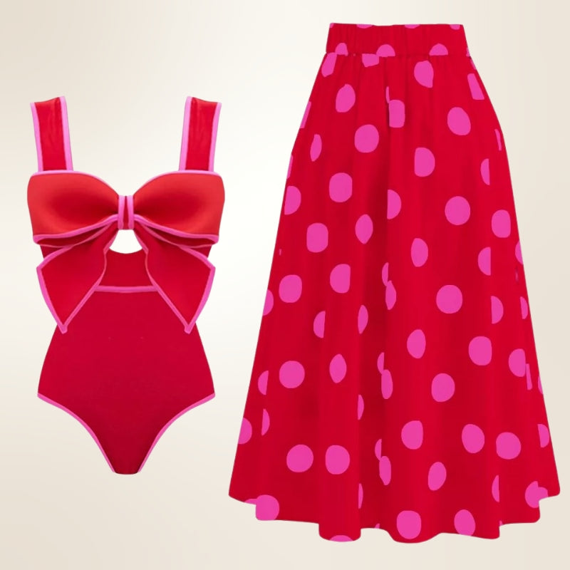 Ormella Maillot De Bain Une Pièce Avec Jupe Légère À Enfiler Pour Allier Style Et Confort