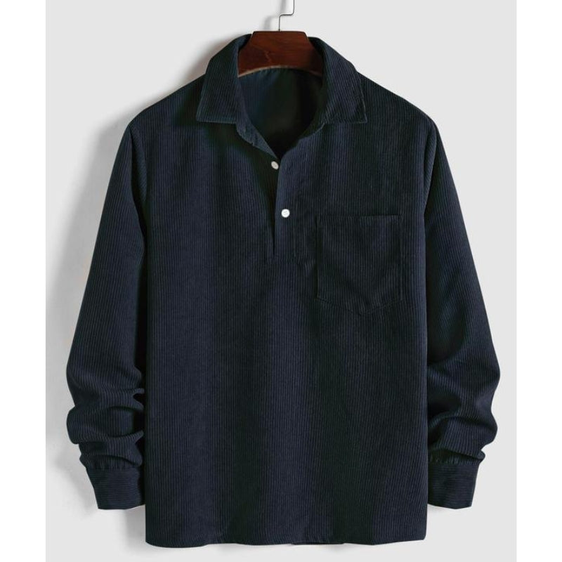 Chemise Aldrich En Velours Côtelé Pré Lavée Résistante Boutons Renforcés Et Tissu Résistant À La Décoloration