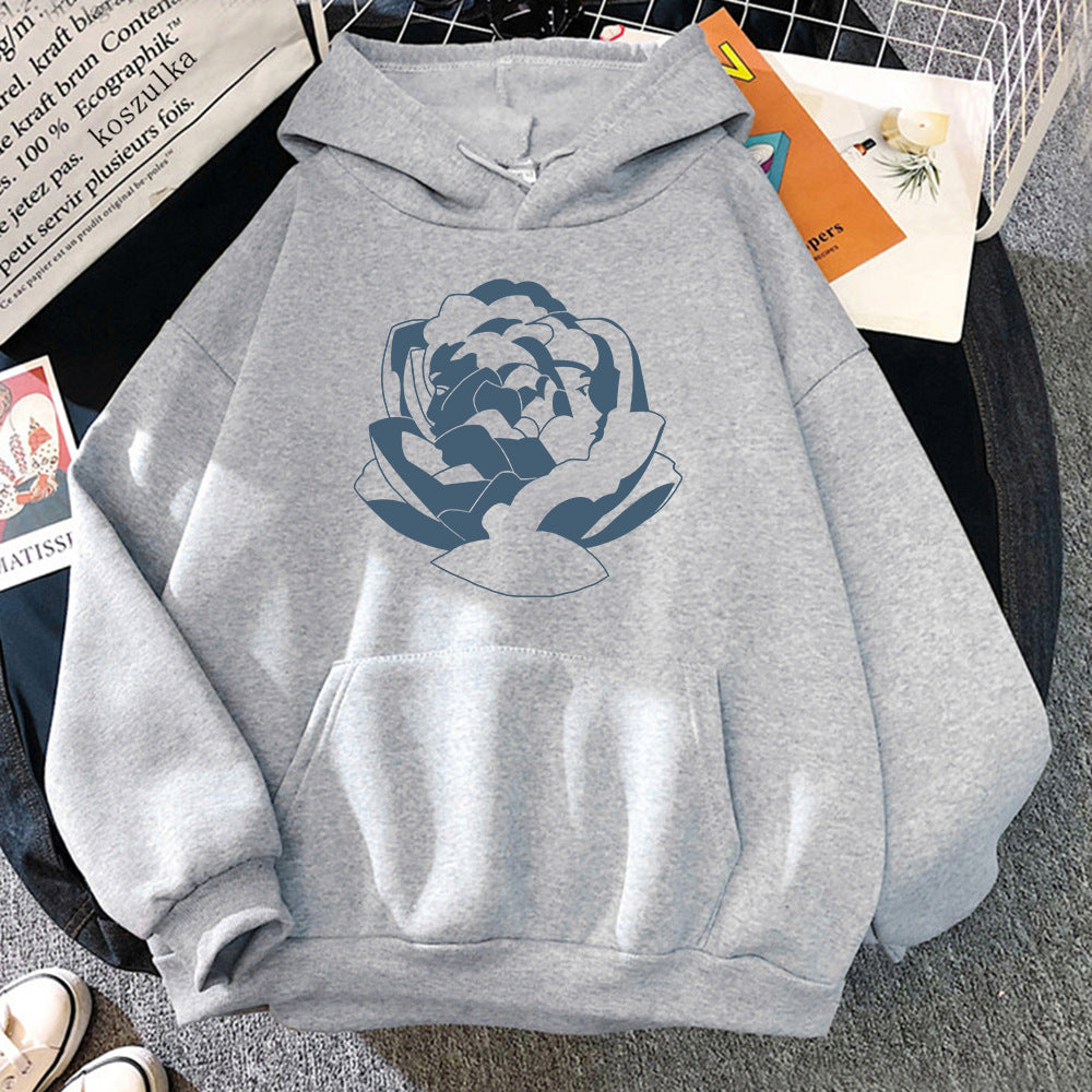 Hoodie Homme Nordisk Flair Oversize En Mélange Coton Graphique Devant Streetwear Essentiel