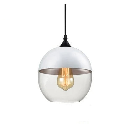 Luxuriöse Jevaglo™ Glas- und Holz-Pendelleuchte