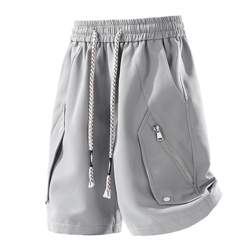 Shorts Halden Respirants Avec Poches Zip Supplémentaires Et Ceinture Élastique Pour Activités Sportives Et Sorties
