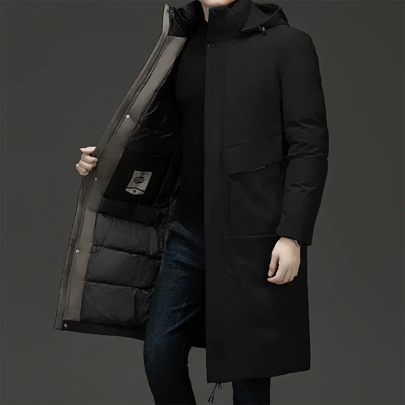 Manteau D'Hiver Isolé Avec Zip Devant Pour Hommes Amawinc Evan Confort Et Style Urbain