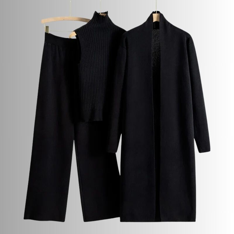 Oriven Tory Ensemble Trois Pièces Confort Doux Et Respirant Coupe Décontractée Pour Femme Moderne