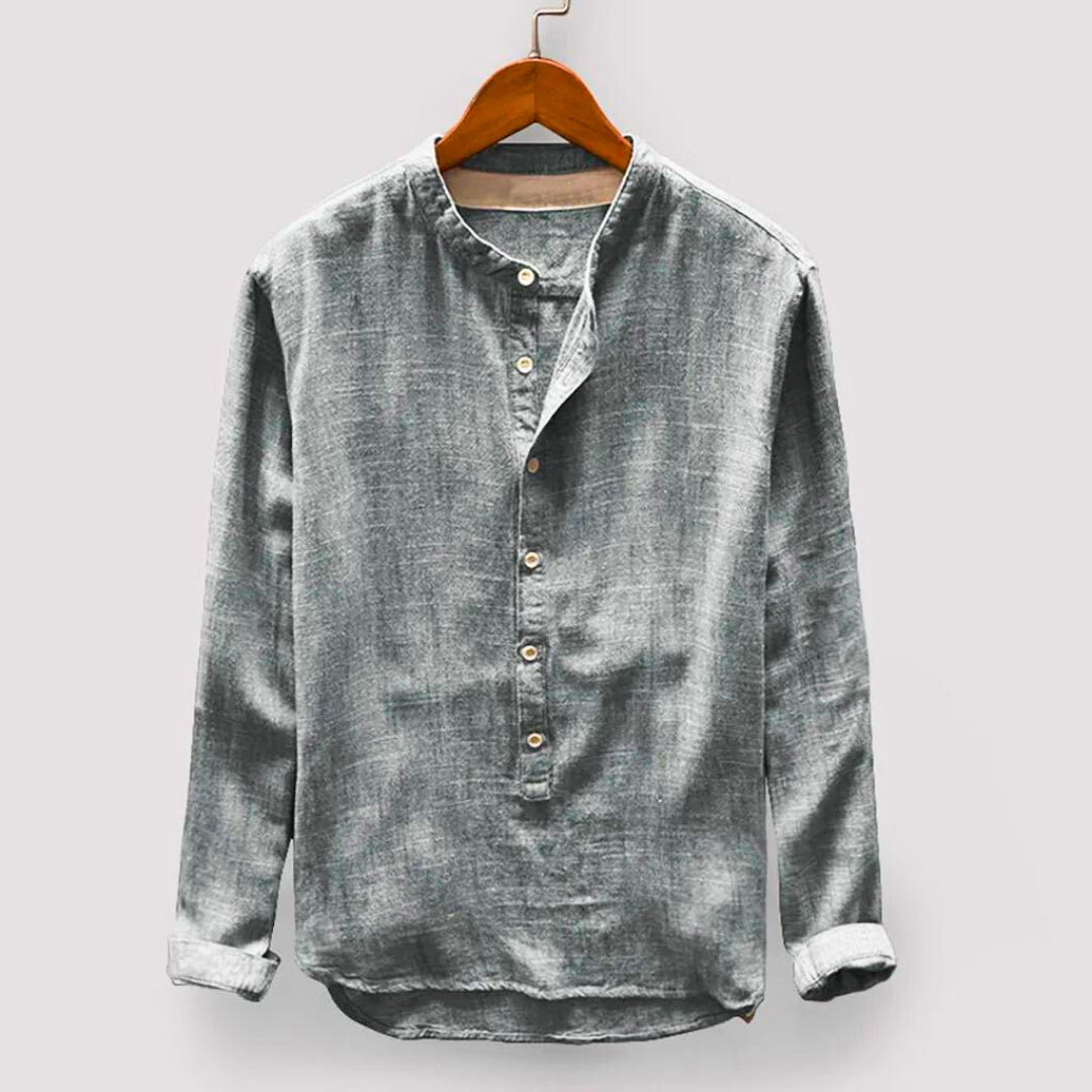 Pull Style Japonais Ryken En Lin Et Coton Premium Avec Conception Moderne Pour Tailles Standard