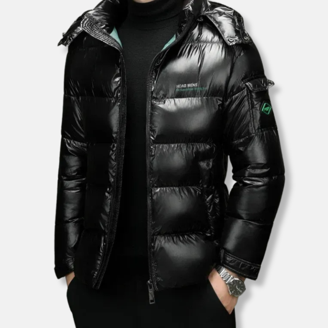 Doudoune Matelassée Pour Homme Amawinc Imperméable Et Chaude Col Debout Coupe Regular Hiver Urbain