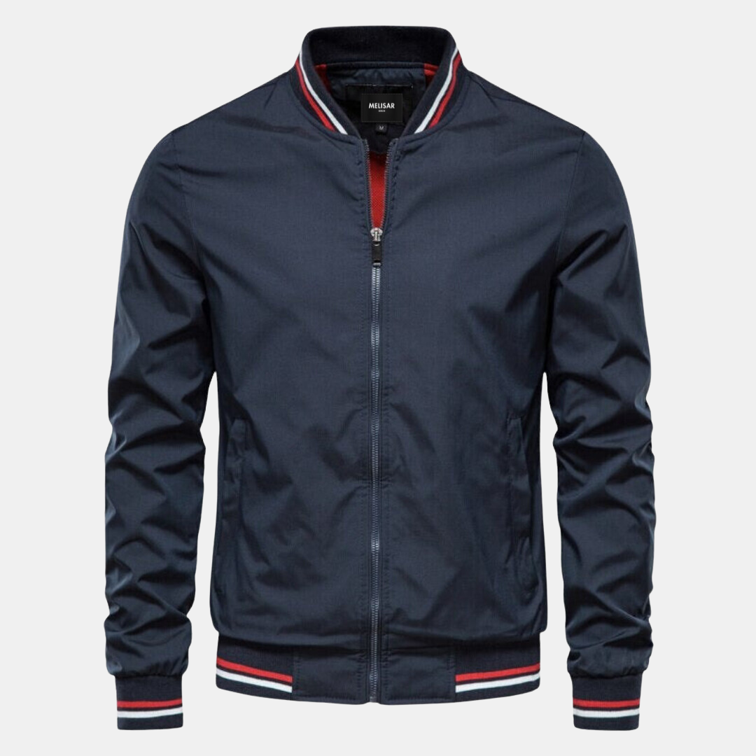Veste Bomber Flair Nordique Pour Homme Léger Durable Avec Poignets Côtelés Essentiel Pour Automne