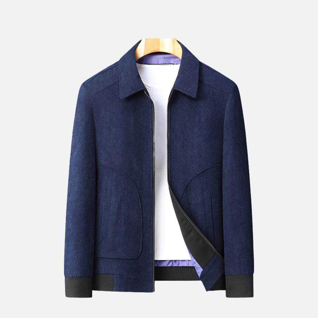 Veste En Velours Côtelé Pour Homme Coupe Ample Longueur Jusqu Aux Hanches Col Pointu Décontractée Chic Smart Casual