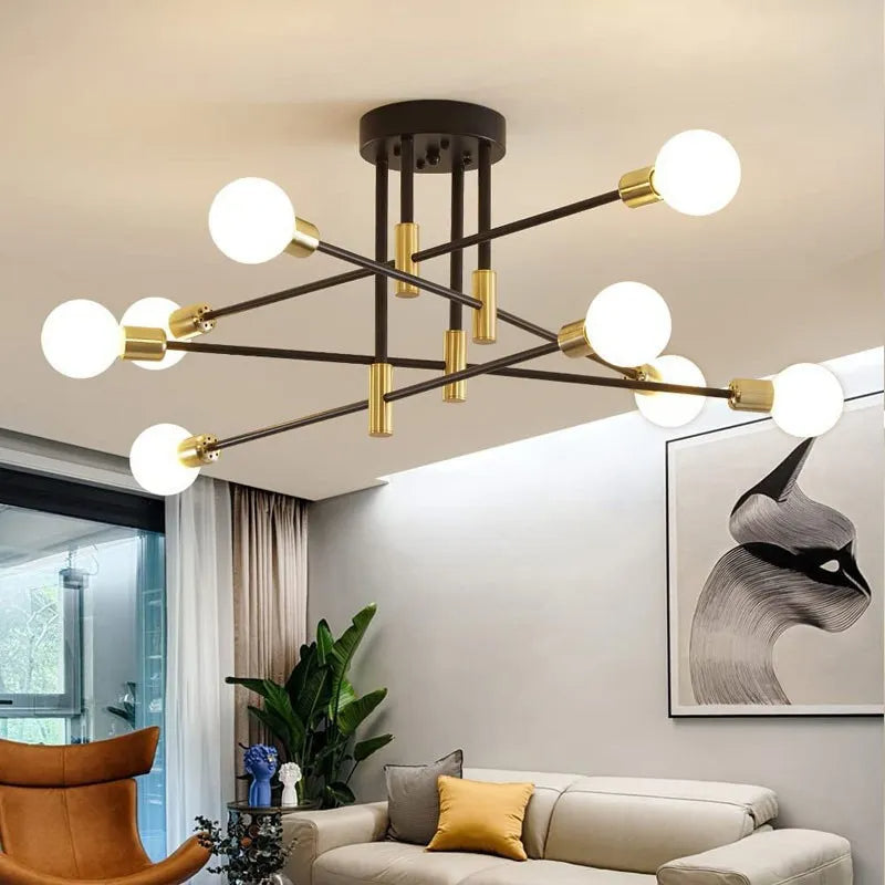 Kronleuchter mit Glaskugel-Design von ORBITA