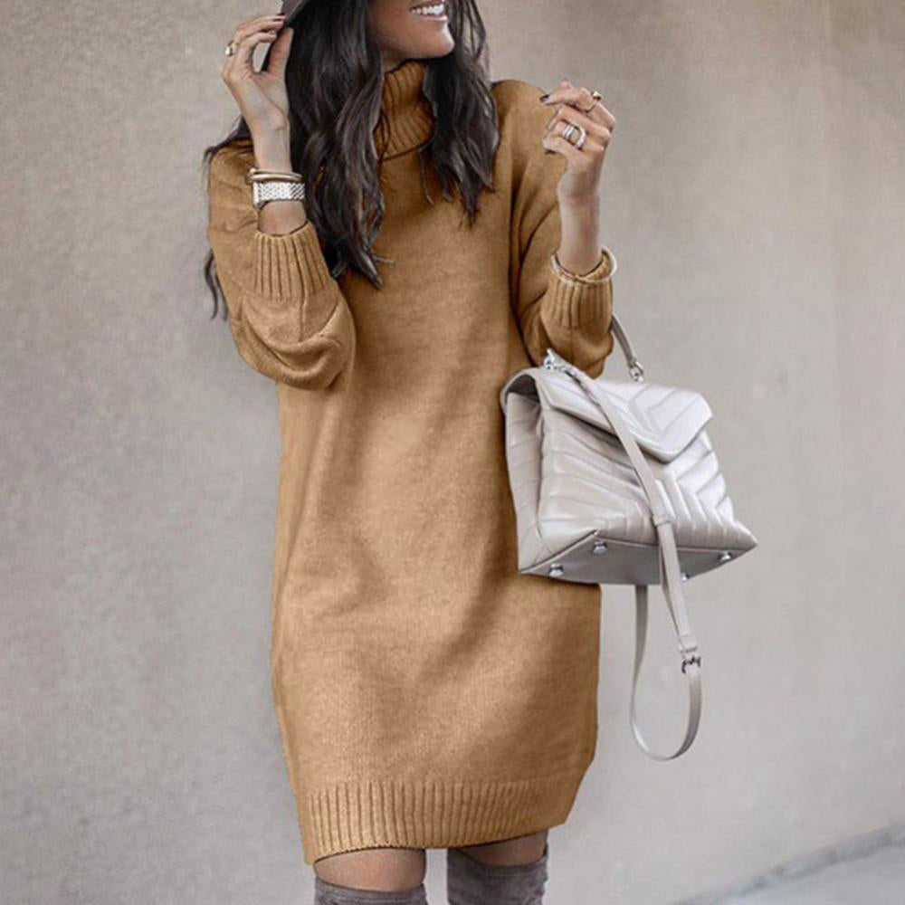Strickkleid von WarmTurtle – warm und knielang