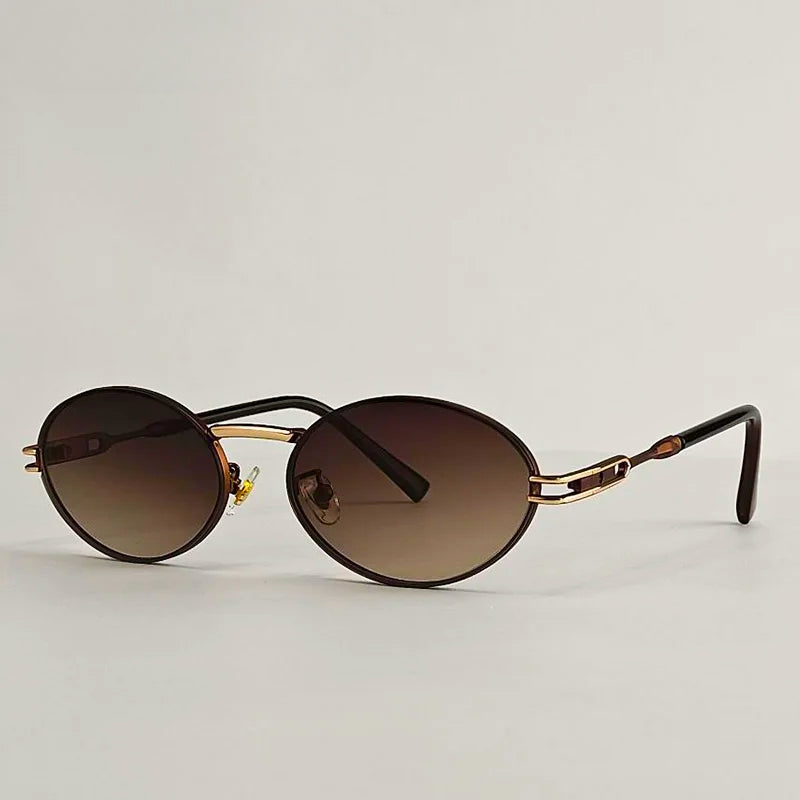 Lunettes de Soleil Danté Miro Punk Minimalistes Monture en Alliage Légère Verres Dégradés Protection UV Complète