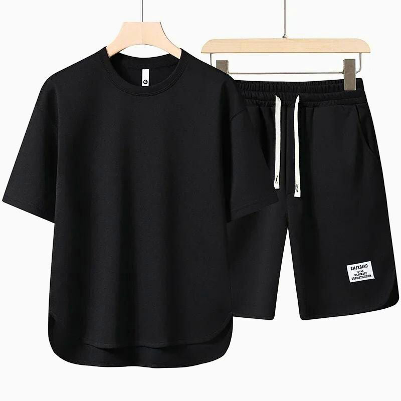 Kensington 1995 Ensemble Deux Pièces T Shirt Oversize Et Shorts Assorti Pour Été Léger Confortable