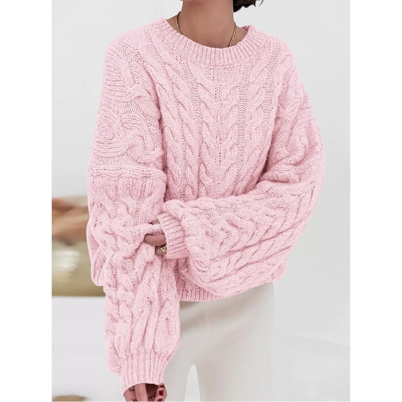 Cozora Pull Oversize En Maille Lourde Léger Sur Les Épaules Et Très Chaud Confortable Pour Automne