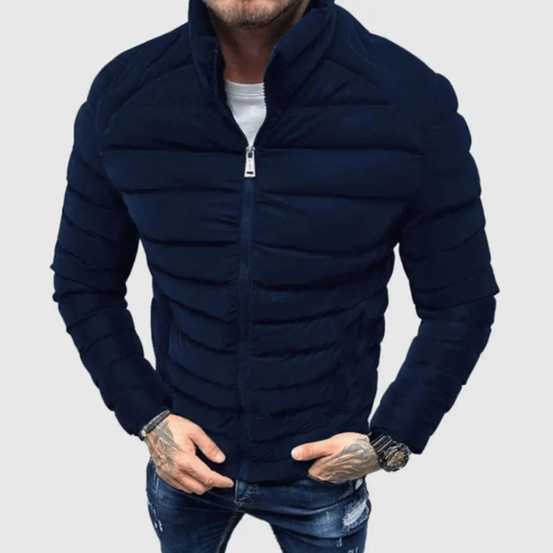 Doudoune Matelassée Dan Arborio En Duvet Premium Pour Une Coupe Moderne Affinée Et Confortable