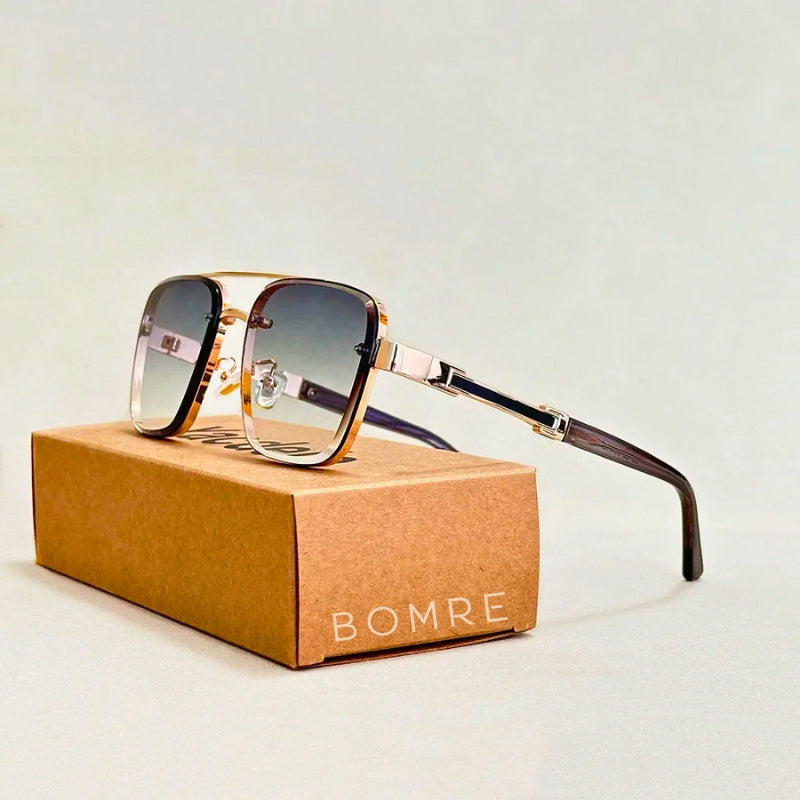 Lunettes De Soleil Monture Numéro 9 Style Route Avec Acier Moderne Verres Dégradé UV400 Léger Confort Antirayures