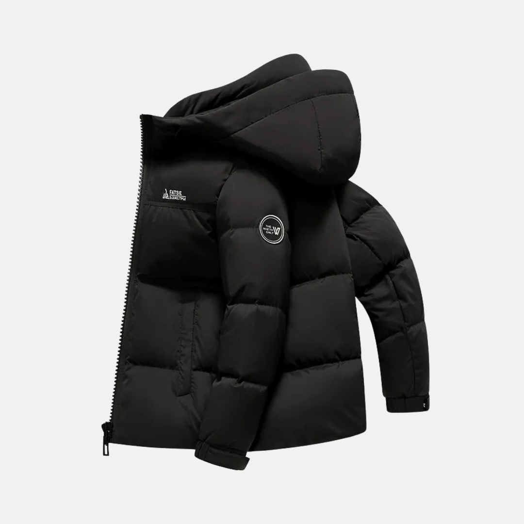 Doudoune Matelassée À Capuche Pour Homme Coupe Décontractée Isolation Thermique Zip Complet Nordisk Flair