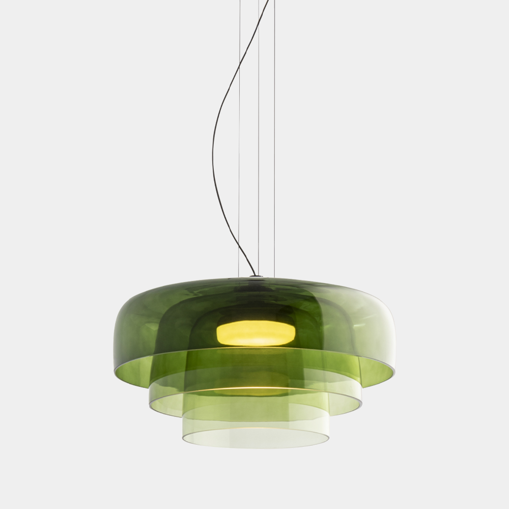 Glas Deckenlampe