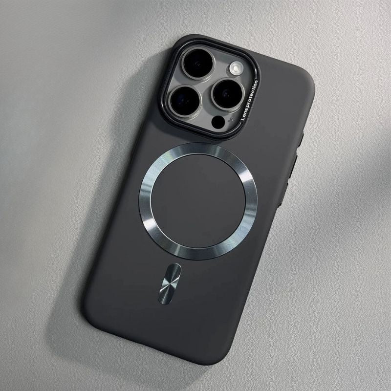 Coque iPhone MagSafe Matte Durable Avec Détails Métal Et Protection Antichoc Et Résistance Supérieure