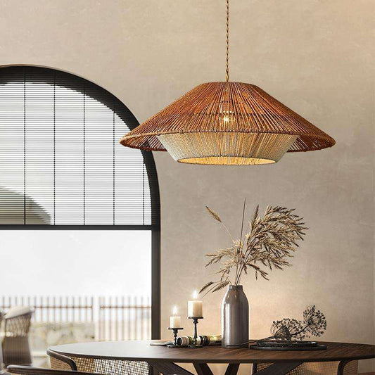 Weidenpendelleuchte im japanischen Stil
 - OnyxLampen