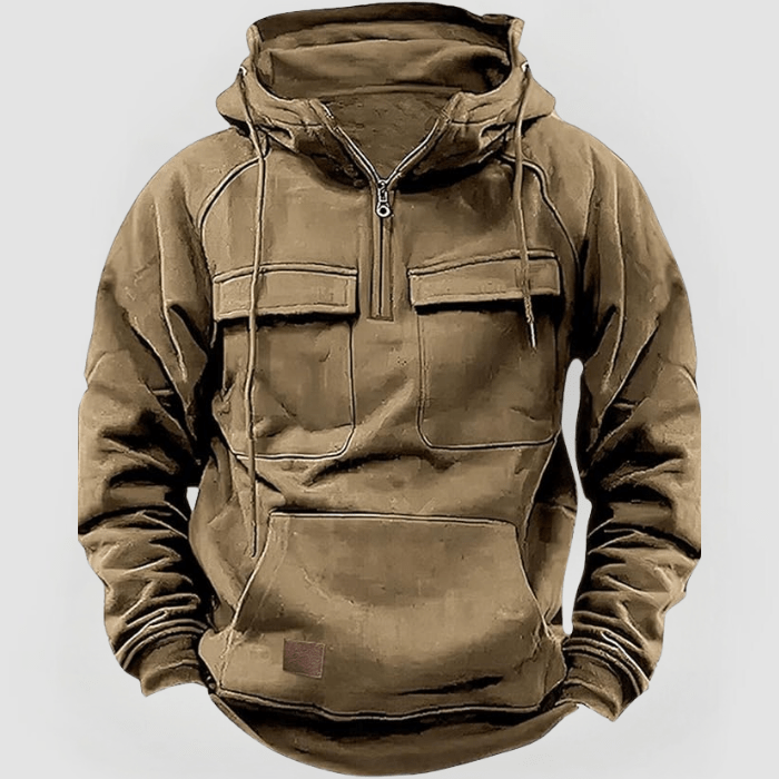 DEREK: Kapuzenpullover mit großen Taschen