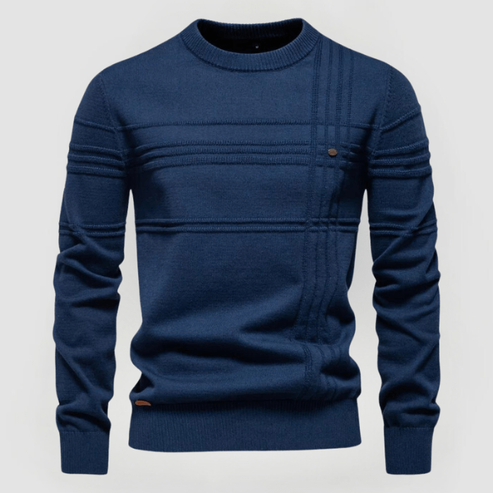 DAREK Rundhals-Strickpullover