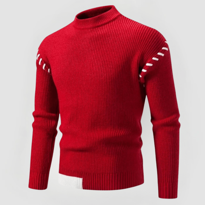 EBERHARD – Slim-Fit Ribbed Knit Pullover